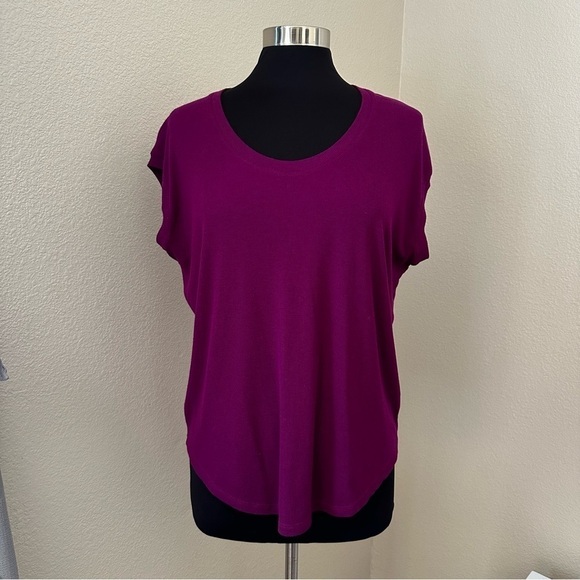 Athlete CLOUDLIGHT RIB STRATUS Exotic Fuchsia TEE - Picture 3 of 14
